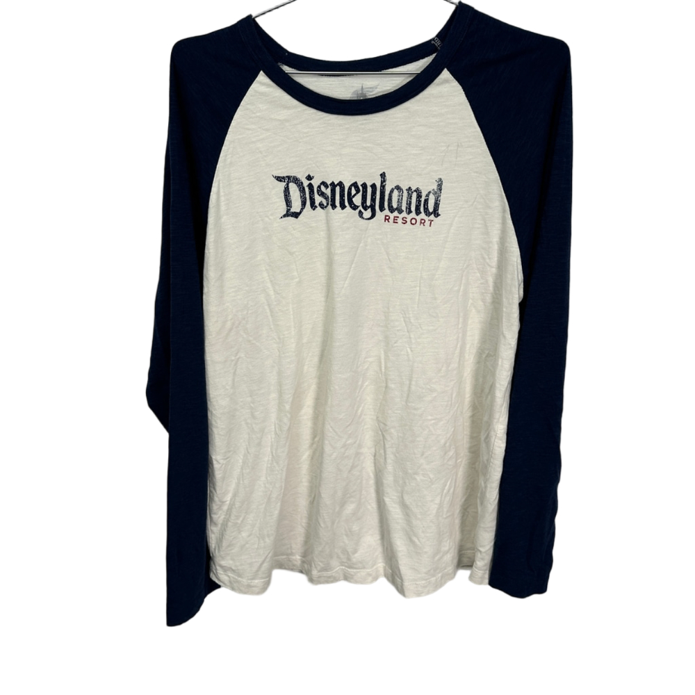 Disneyland Disney Parks Navy Raglan Baseball Long Sleeve XL